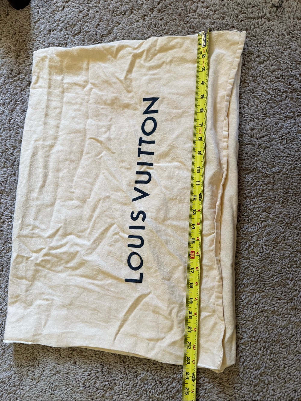 Louis Vuitton Beige Dust Bag big size - Picture 5 of 5